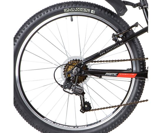 Велосипед Novatrack Prime 18.V 24" (чёрный), Цвет: черный, Размер рамы: 13", изображение 6
