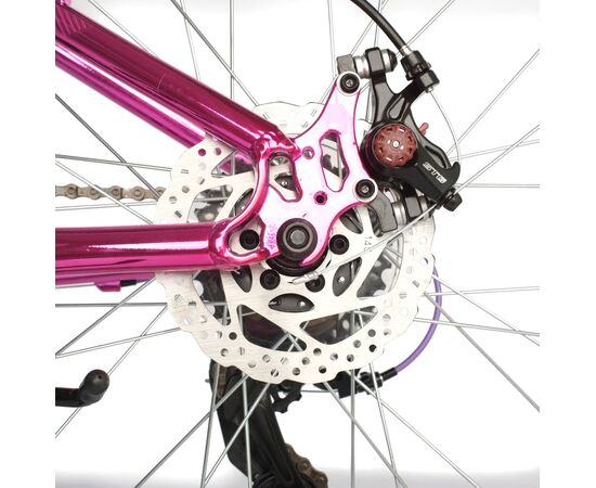 Велосипед Novatrack Katrina 21.D 24" (2020, розовый металлик), изображение 7