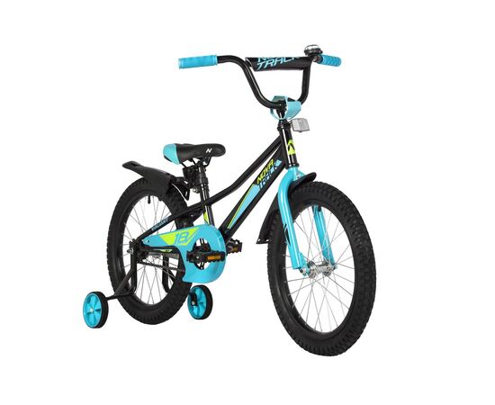 Велосипед Novatrack Valiant 18" new (чёрный), Цвет: черный, изображение 2