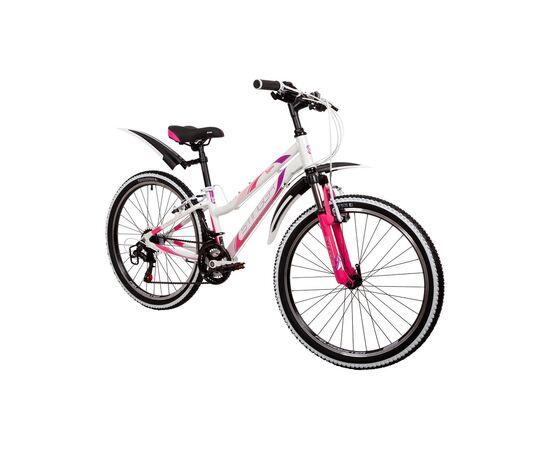 Велосипед Stinger Laguna 24" (белый), Цвет: белый, Размер рамы: 14", изображение 2