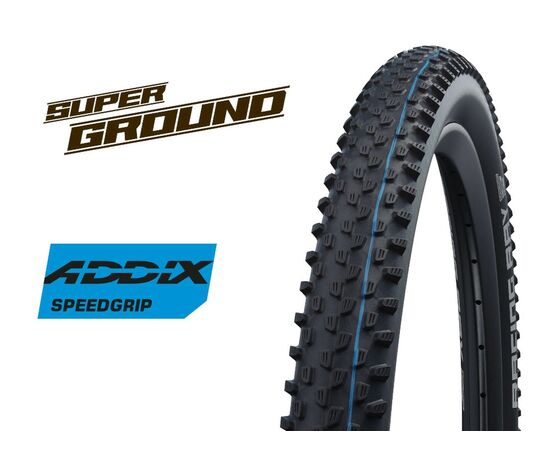 Покрышка 29x2.35 (60-622) Schwalbe Racing Ray Super Ground Addix Speedgrip TLE, складная, Ширина: 2.35" (60 мм), изображение 4