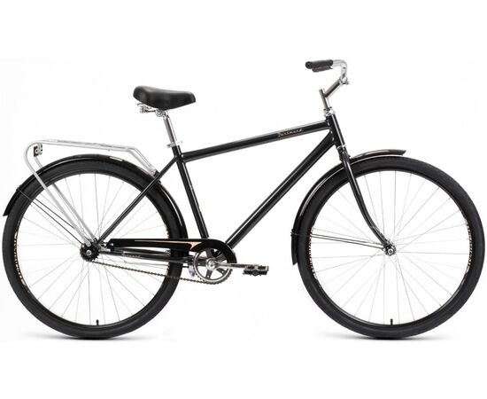 Велосипед Forward DORTMUND 28 1.0 (черный/бронзовый), Цвет: графитовый, Размер рамы: 19"