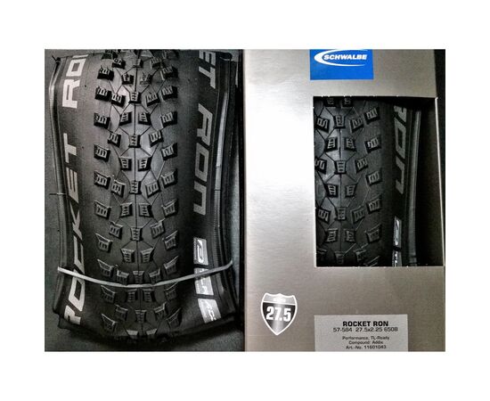 Покрышка 27.5x2.25 (57-584) Schwalbe Rocket Ron Performance TLR, складная, изображение 7