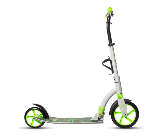 Самокат COD-X 4.0 (серебристо-зеленый), Цвет: серый, изображение 2