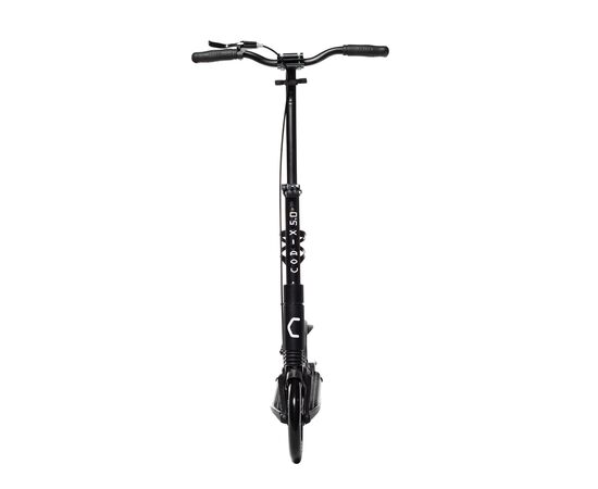 Самокат COD-X 5.0 с дисковым тормозом (черный), Цвет: черный, изображение 4