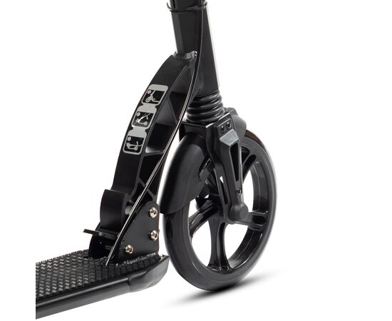 Самокат COD-X 5.0 с дисковым тормозом (черный), Цвет: черный, изображение 6