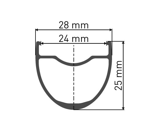 Обод не пистонированный DT Swiss G540 DB 29" 28H Disc (чёрный), изображение 2