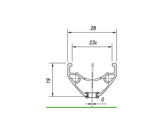 Обод MACH1 CROSS-R 23 27.5" 584x23 370671 32 отв. (чёрный), изображение 2