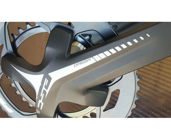 Система шатунов FSA Tempo, 170мм, 50/34, шоссе, под квадрат, 8ск. (черный), изображение 5