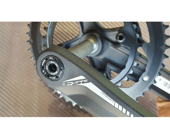 Система шатунов FSA Tempo, 170мм, 50/34, шоссе, под квадрат, 8ск. (черный), изображение 2