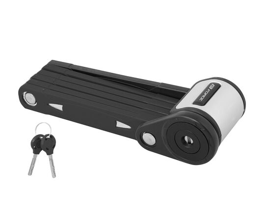 Замок складной на ключ Force FOLD 49155 800мм (черный), изображение 2