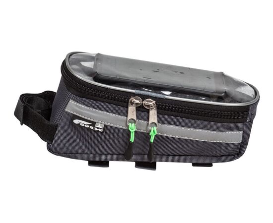 Велосумка Course Мастер на раму увеличенная для смартфона (серый), Цвет: серый, изображение 2