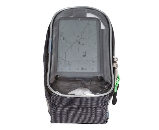 Велосумка Course Мастер на раму увеличенная для смартфона (серый), Цвет: серый, изображение 5