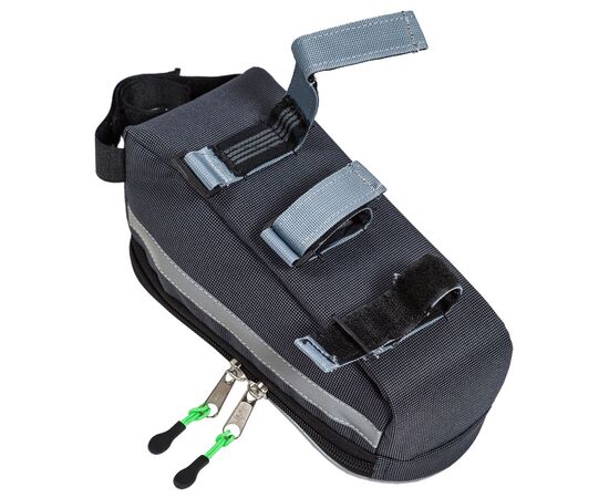 Велосумка Course Мастер на раму увеличенная для смартфона (серый), Цвет: серый, изображение 7