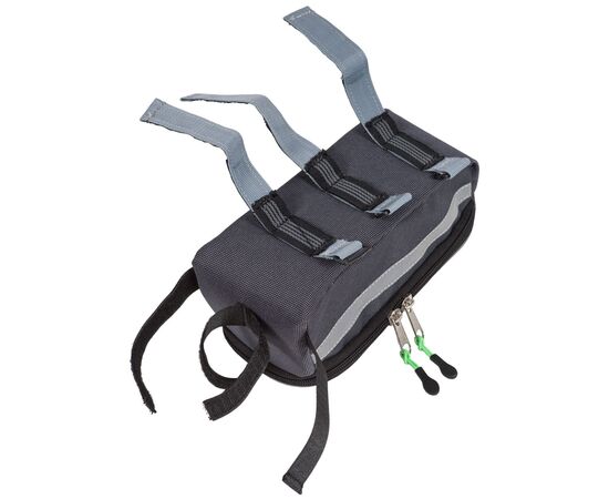 Велосумка Course Мастер на раму увеличенная для смартфона (серый), Цвет: серый, изображение 9