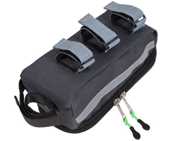 Велосумка Course Мастер на раму увеличенная для смартфона (серый), Цвет: серый, изображение 10