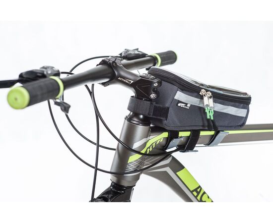 Велосумка Course Мастер на раму увеличенная для смартфона (серый), Цвет: серый, изображение 12