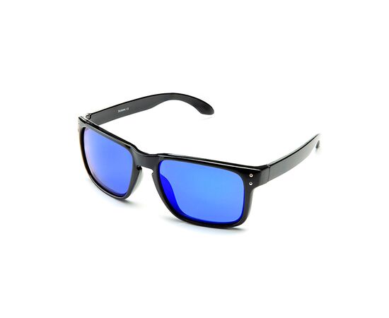 Очки солнцезащитные 2K S-14009-E (чёрный глянец / синий revo), Цвет: синий