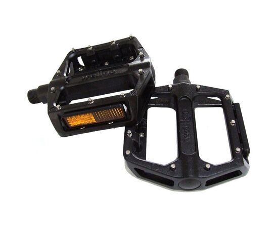 Педали велосипедные алюминиевые WELLGO BMX/Downhill B-087U (черные), изображение 2 Педали велосипедные алюминиевые WELLGO BMX/Downhill B-087U (черные), изображение 2