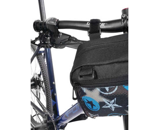 Велосумка на руль Tim-Sport Tweat (черный/звезды), Цвет: графитовый, изображение 3