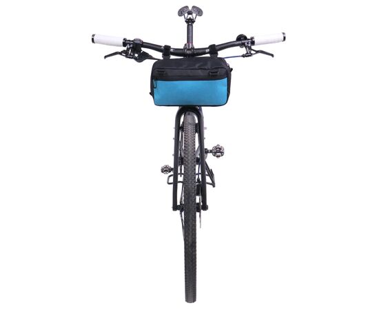 Велосумка на руль Tim-Sport Tweat (чёрный/бирюзовый), Цвет: бирюзовый, изображение 2