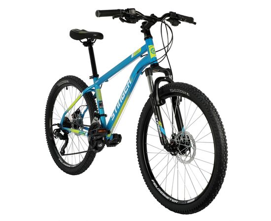 Велосипед Stinger Caiman D MS 24" (синий), изображение 2