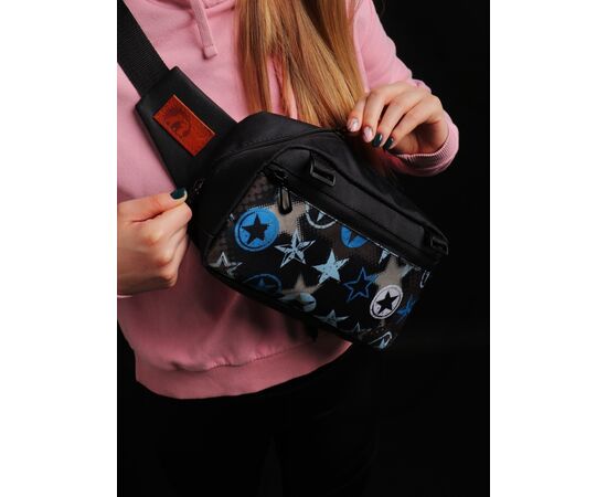 Велосумка на руль Tim-Sport Tweat (черный/звезды), Цвет: графитовый, изображение 9