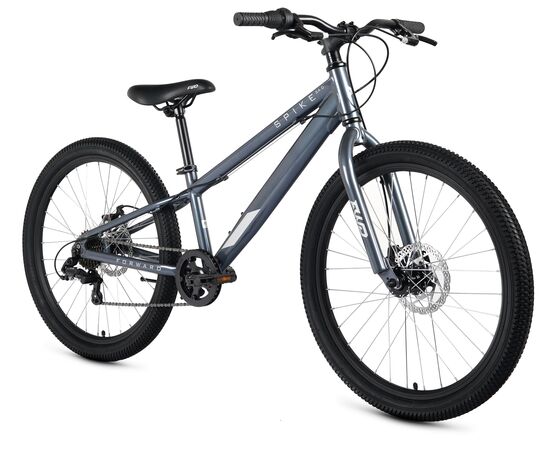 Велосипед Forward SPIKE 24 D (серый/серебристый), Цвет: серый, Размер рамы: 11", изображение 2