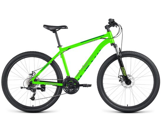 Велосипед Forward KATANA 27,5 D (ярко-зеленый/серый), Цвет: зелёный, Размер рамы: 18"