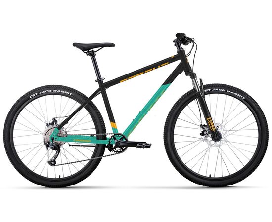 Велосипед Forward APACHE 29 2.0 D (черный/бирюзовый), Цвет: бирюзовый, Размер рамы: 17"