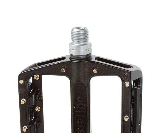 Педали велосипедные алюминиевые WELLGO BMX/Downhill B087B (черные), изображение 4