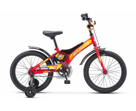 Детский велосипед Stels Jet 18" Z010 (красный), Цвет: красный, Размер рамы: 10"