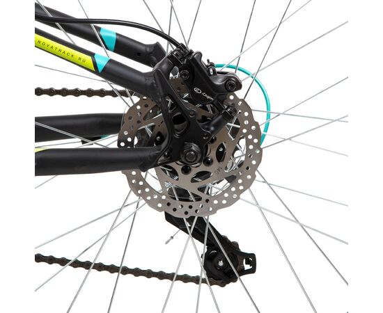 Велосипед Novatrack Tornado 21.HD 24" (чёрный), изображение 7