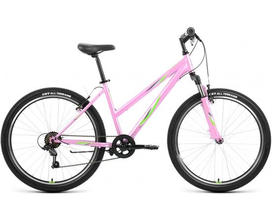 Велосипед Forward IRIS 26 1.0 (сиреневый/зеленый), Цвет: сиреневый, Размер рамы: 17"