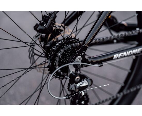 Велосипед RENOME FALCON 27.5 (чёрный/розовый), изображение 3