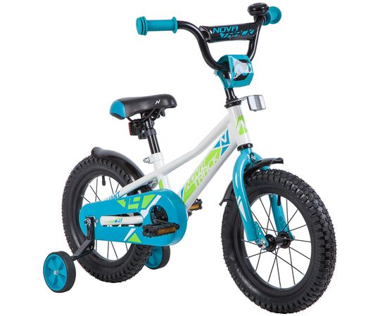 Велосипед Novatrack Valiant 14" (белый), Цвет: белый, изображение 2