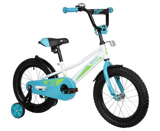Велосипед Novatrack Valiant 16" new (белый), Цвет: белый, изображение 2