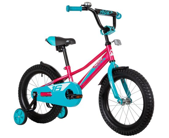 Велосипед Novatrack Valiant 16" new (фуксия), Цвет: розовый, изображение 2