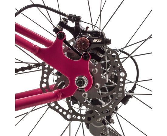 Подростковый велосипед Novatrack Jenny D new (розовый), Цвет: розовый, Размер рамы: 14", изображение 8