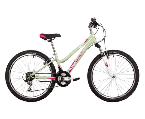 Подростковый велосипед Novatrack Jenny PRO new (мятный), Цвет: бирюзовый, Размер рамы: 12"