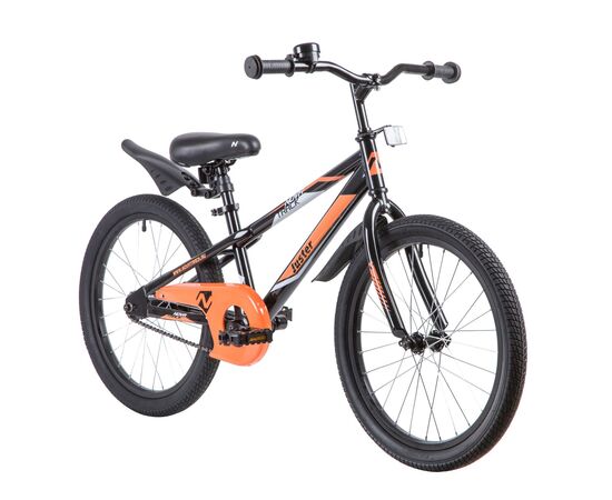 Велосипед Novatrack Juster 20” (чёрный), Цвет: черный, изображение 2