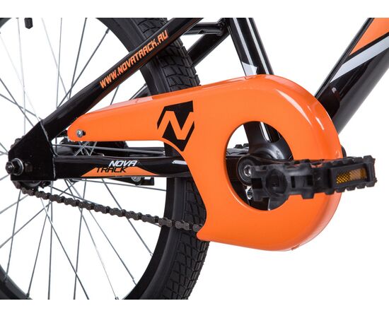 Велосипед Novatrack Juster 20” (чёрный), Цвет: черный, изображение 5
