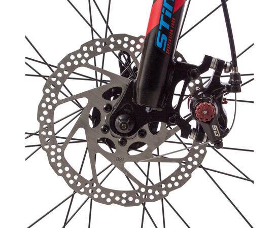 Велосипед Stinger Caiman D 26" (чёрный), Цвет: черный, Размер рамы: 16", изображение 7 Велосипед Stinger Caiman D 26" (чёрный), Цвет: черный, Размер рамы: 16", изображение 7