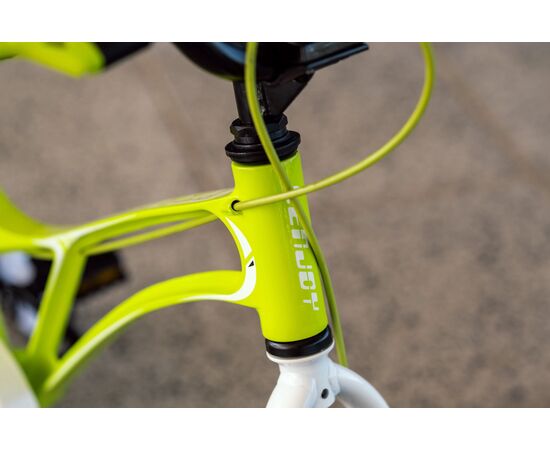 Детский велосипед Lenjoy Pilot 16 (лимонный), Цвет: салатовый, изображение 7