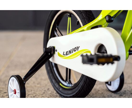 Детский велосипед Lenjoy Pilot 16 (лимонный), Цвет: салатовый, изображение 5