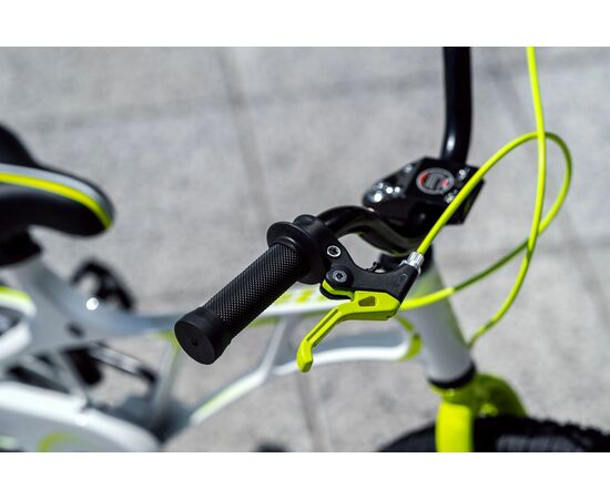 Детский велосипед Lenjoy Pilot 18 (белый/лимонный), Цвет: белый, изображение 5