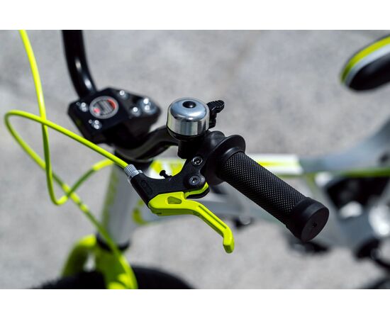 Детский велосипед Lenjoy Pilot 18 (белый/лимонный), Цвет: белый, изображение 3