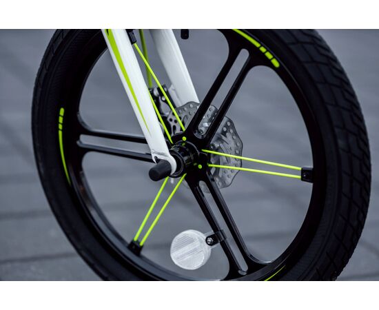 Детский велосипед Lenjoy Pilot 18 (лимонный), Цвет: салатовый, изображение 7