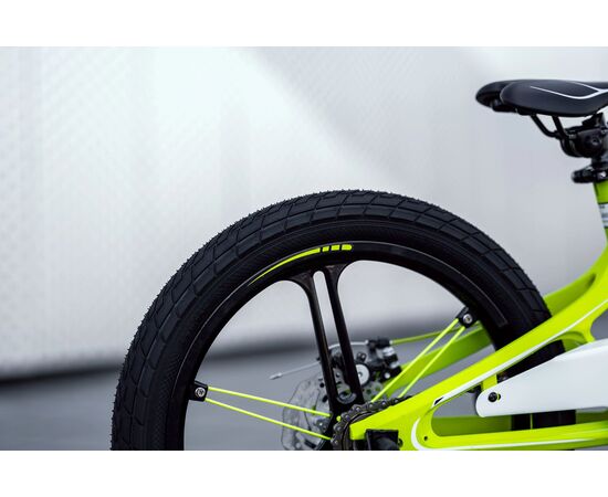 Детский велосипед Lenjoy Pilot 18 (лимонный), Цвет: салатовый, изображение 4