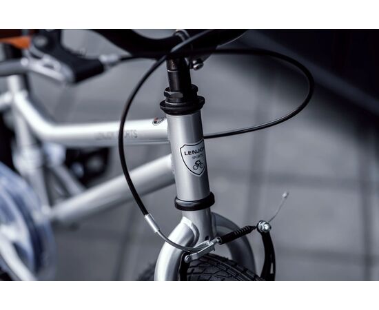 Детский велосипед Lenjoy Sliver Gohst 16 (Серый), Цвет: серый, изображение 4